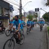 Passeio Ciclístico da Santa Casa anima as ruas de Santos